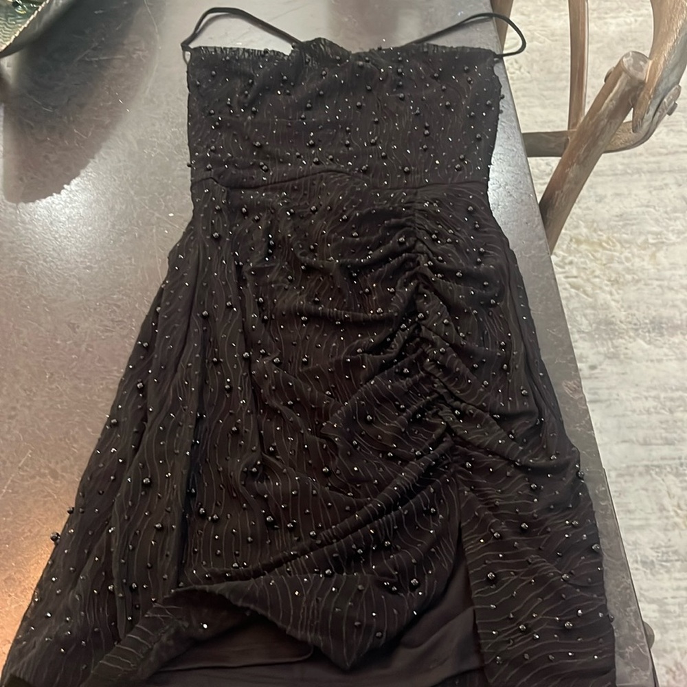 Never worn Windsor Pearl black sparkle mini Hoco dress